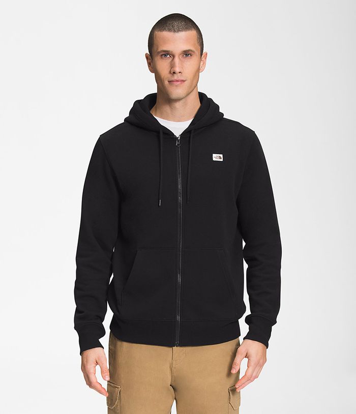 Sudadera Con Capucha The North Face Hombre Heritage Patch Full Zip - Colombia VOCAZF625 - Negras